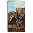 Designart – Toile imprimée, De retour à la maison, Winslow Homer, 3 panneaux (PT5022-20-40)-Impression