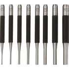 Starrett Drive Pin Punches - 3/16" Dia. - 12 Pack-Overall Length: 4"