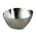Elegance Stainless Steel Hammered Square, Bowl 8"-Set Includes: 1 Piece