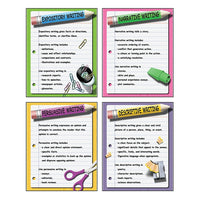 McDonald Publishing Poster Set, 4 Types of Writing Teaching, 18 Pack (MC-P118)-Colour: Assorted