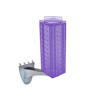 Azar Displays Pegboard Extension Display, 12" x 4", Purple (700231-PUR)-Purple Metal