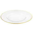 Elegance Set of 4 Gold Rim Chargers 13"-Gold Rim Charger Plate
