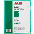 JAM Paper Plastic Sleeves, 9 x 11.5, Green, 120 Pack (226325846B)-Weight: 12 lbs