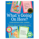 eeBoo What's Going On Here? Conversation Cards/Social and Logical Inference-Product benefits: Helps develop empathy and observational skills while examining friendly illustrations depicting emotional dynamics in a variety of situations. The conversation cards cultivate valuable communication and analytical skills while building an essential foundation for social and emotional learning