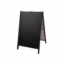 FuTECH Chalkboard Frame - 24"W x 36"H - Black-Sign Holders
