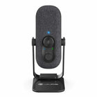 JLab Audio Go Talk USB Microphone - Black-Quick-Mute button for easy access, and a 3.5mm AUX input for real-time listening with zero latency