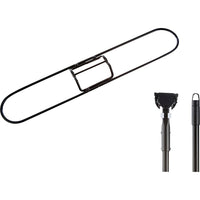 Dust Mop Frame 24" L X 31/4" W Handle, 3 Pack-Qty/Pk - 3