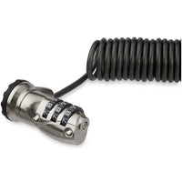 StarTech Laptop Self-Coiling 3-Digit Combination Cable Lock-Protect your laptop or other device against theft using this cable lock, with a 3-digit resettable combination