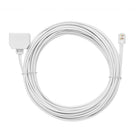 Basic Tech Line Cord with Duplex 25Ft - White-5