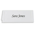 St. James Place Cards - 1-3/4 x 4-1/4" - White - Laser/Inkjet Printable - Traditional Emboss - 60 Pack-Premium 47 lb bond paper, simple yet elegant