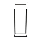 Futech BH-56F Floor Sign Holder - 60" H x 24" W x 15" D - Matte Black-Dimensions: 60" H x 24" W x 15" D