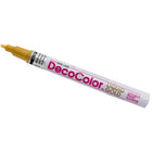 JAM Paper Marvy Uchida Fine-Point Opaque Paint Marker - Gold - 5 Pack (7665885g)-Bright gold shade for vibrant designs
