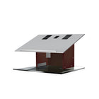 Urbann K9 Tabletop Lectern - Aluminum and Wood - Mahogany-2 Years warranty