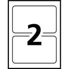 Avery White Laser/Inkjet Permanent I.D. Labels, 5" x 8 1/8", 30 Pack (06573)-Identify property, communicate safety and warning messages