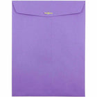 JAM Paper 10" x 13" Open End Catalog Coloured Envelopes with Clasp Closure - Violet Purple Recycled - 25 Pack -Size: 10 x 13 inches