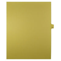 Mark Maker Legal Exhibit Index Tab Buff Single Tabs, 1/25th Cut, Letter Size, No Holes, Number 61, 25 Pack-Buff Single Tabs, 1/25th Cut