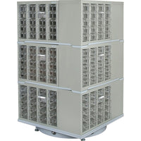Kleton Heavy-Duty Industrial Carousel Drawer Cabinets, 240 Drawers-Colour: Grey