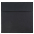 JAM Paper 9 x 9 Square Envelopes, Black Linen Recycled, 250 Pack (V01215H)-Black linen square envelope