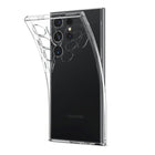Spigen Crystal Flex for Galaxy S24 Ultra - Crystal Clear-Slim clear protection stays pocket and grip-friendly