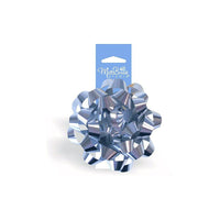Millbrook Studios 5" Confetti Bow, Metallic Silver, 12 Pack (00391)-5" bow