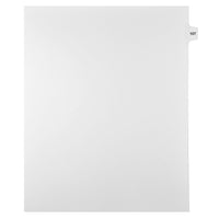 Mark Maker Legal Tabs - Letter Size - White - 1/15th cut - 25 tabs per package - 5 packages Pack - Number 107-White Single Tabs