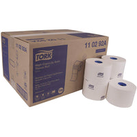Tork Advanced High Capacity 2-Ply Bath Tissue Roll - White - 36 Pack-Easy start tail seal to prevent waste