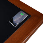 Koble Danee 49.2"W Adjustable Standing Desk - Brown-Rise and fall twin motor