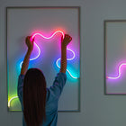 Twinkly Flex 6.5' Multicolour Light Tube with White Wire-Twinkly App free for iOS and Android on mobile and tablet