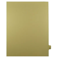 Mark Maker Legal Exhibit Index Tab Buff Single Tabs, 1/25th Cut, Letter Size, No Holes, Number 197, 25 Pack-Buff Single Tabs, 1/25th Cut