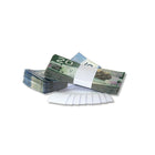 NSS 1.5" White Kraft Paper Currency Straps, 20000 Pack-1-1/2" x 8-1/4" White Kraft