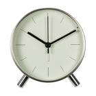 Gry Mattr Desk Clock-Brushed Steel