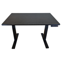 Uncaged Ergonomics 48" RISE-UP Electric Height Adjustable Desk - Black Bamboo-Sit/stand desk
