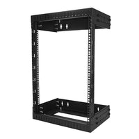 StarTech 15U Wall-Mount Server Rack, 12" x 20" (RK15WALLOA)-Accommodate larger devices with adjustable frame