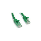 StarTech N6PATCH3GN 3' Cat 6 Snagless Patch Cable, Green-Dual RJ-45 Male connectors ensure seamless connectivity