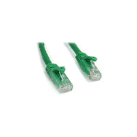 StarTech N6PATCH3GN 3' Cat 6 Snagless Patch Cable, Green-Dual RJ-45 Male connectors ensure seamless connectivity