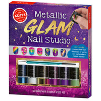 Klutz Metallic Nail Studio-8.04"W x 1.39"D x 9.07"L