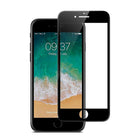 JCPal Preserver Glass Screen Protector for iPhone 8, Black-Apple