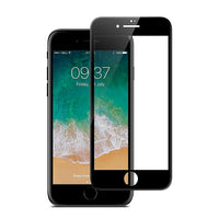 JCPal Preserver Glass Screen Protector for iPhone 8, Black-Apple