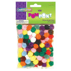 Chenille Craft Pom Pons, Bright Hues, 2400 Pack (CK-811401)-Age group and grade: Ages 3 - 12 and all grades