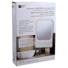 Truu Design Modern Wall Mirror Organizer, 13.5 x 19.5, White-Functional: place your cosmetics and bathroom basics such as toothbrush, foundation, q-tips, perfume, lipsticks, and other accessories neatly on the shelf