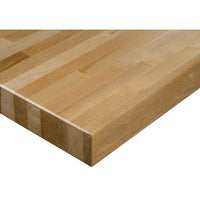 Kleton Laminated Hardwood Workbench Top, 60" W x 24" D, Square Edge, 1-3/4" Thick-Depth: 24"