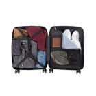 Air Canada Compass 19" Hybrid Carry On Luggage -  Black-Advanced 8-wheel spinner mechanism