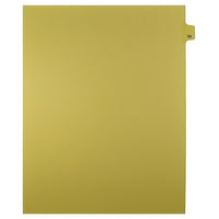 Mark Maker Legal Exhibit Index Tab Buff Single Tabs, 1/25th Cut, Letter Size, No Holes, Number 53, 25 Pack-Buff Single Tabs, 1/25th Cut