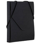 JAM Paper CD Case Portfolio Envelopes with Elastic Closure, 5 x 5.63 x.38, Black Kraft, 4 Pack (333546g)-Dimensions: 5" x 5-5/8" x-3/8"