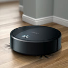 Mahli Smart Robot 3-in-1 Vacuum Cleaner - Black-Pet-Friendly - Integrated main brush, vacuum, and omni-directional wheels safely and easily remove pet hair and other dirt from your home’s floors