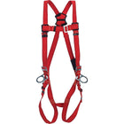 Protecta Pro Welders Harnesses with Back/Side D-Rings and Pass-Through Leg Connections-Heat and flame resistant webbing made from mod acrylic over Kevlar and polyester