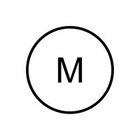 Wamaco Size Dots Sticker, Round, M, Clear, 3000 Pack-Adhesive