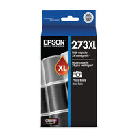Epson T273XL120 Claria Photo Black Ink Cartridge, High-Capacity-Save time and money with this high-yield (XL Series) cartridge compared to standard one