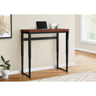 Monarch Specialties 7676 48" Computer Desk - Cherry/Adj.Height/ Black Metal-6