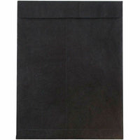 JAM Paper 10" x 13" Tyvek Tear-Proof Open End Catalog Envelopes - Black - 25 Pack -Colour: Black Tyvek Envelope